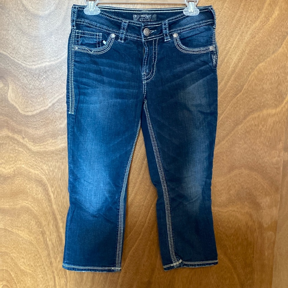 Silver jeans capris Suki Surplus 28w